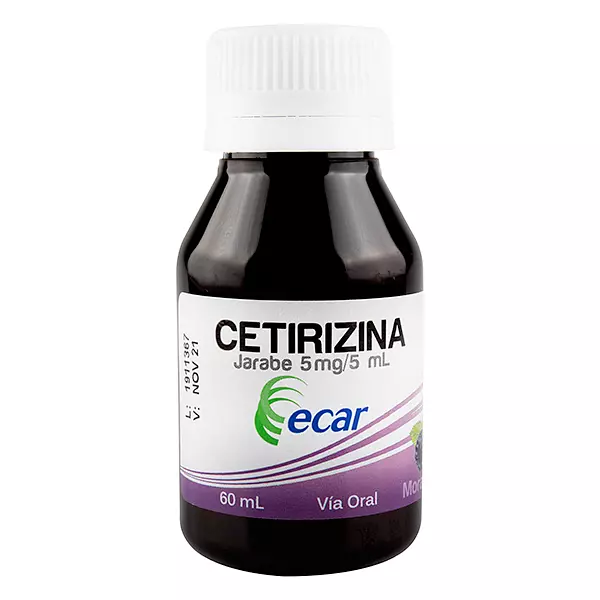 Cetirizina Jarabe Fco X 60 Ml Ecar