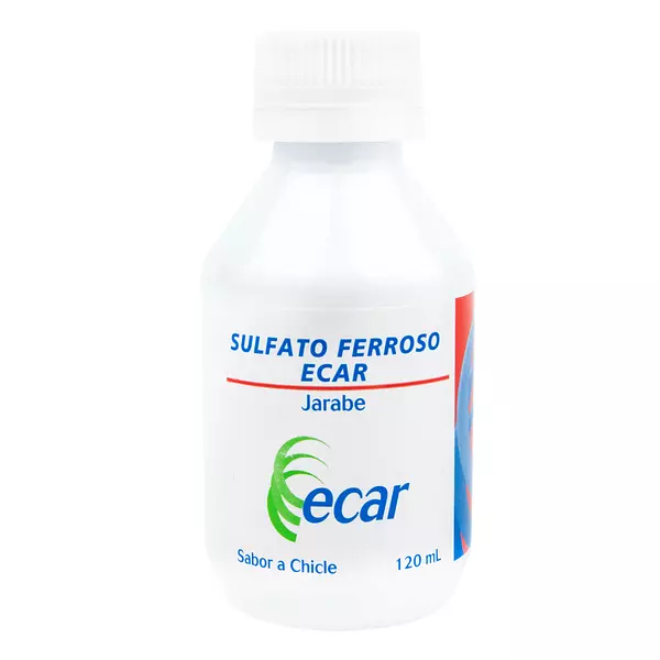 Sulfato Ferroso Jarabe Fco X 120 Ml Ecar