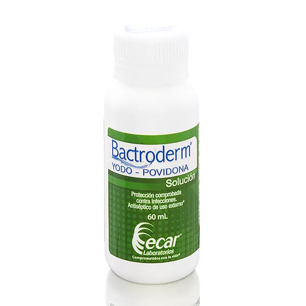 Bactroderm Solucion Fco X 60 Ml Ecar