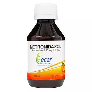 Metronidazol 250 Mg Susp Fco X 120 Ml Ecar