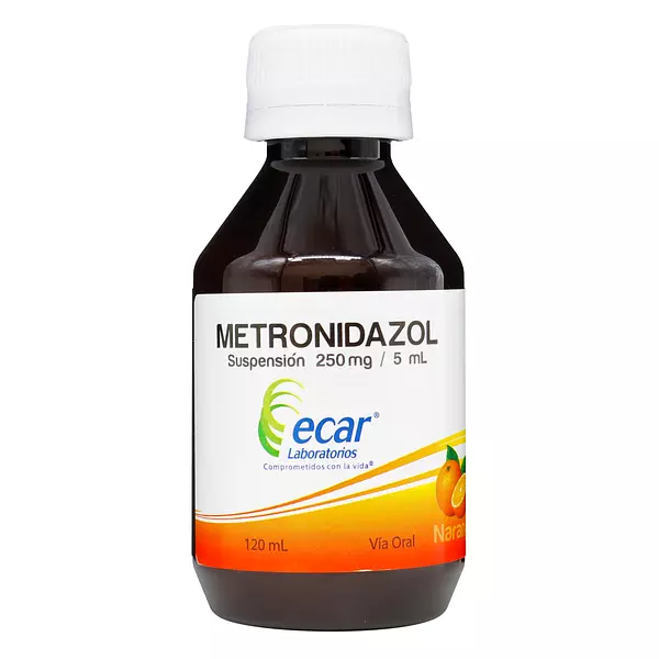 Metronidazol 250 Mg Susp Fco X 120 Ml Ecar