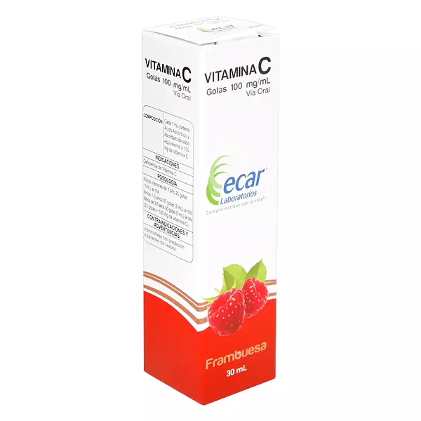 Vitamina C Gotas 100Mg Fco X 30 Ml Ecar