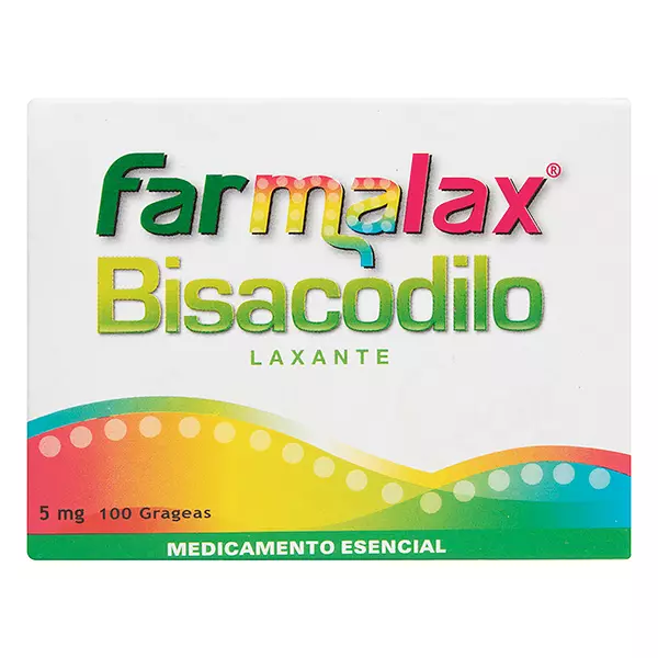 Farmalax 5 Mg (Bisacodilo) Cj X 100 Grageas Ecar