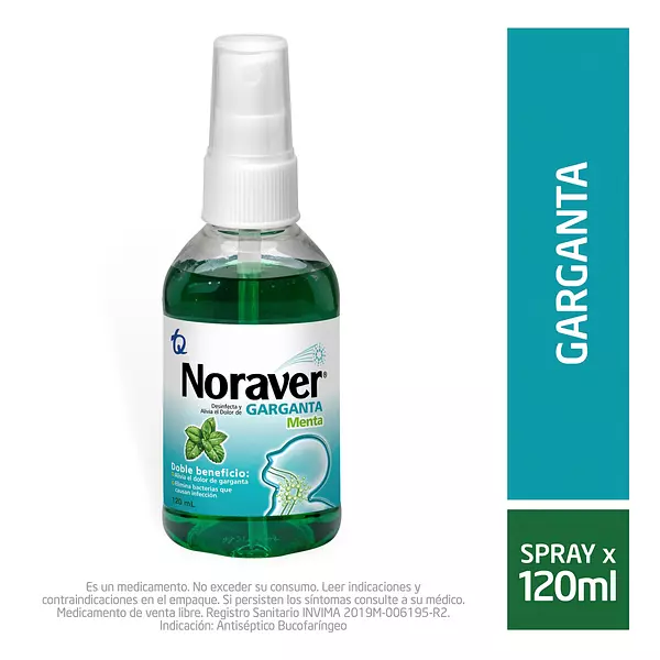 Noraver Menta Spray Fco X 120 Ml Tq