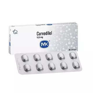 Carvedilol 12,5Mg Cj X 30 Tab Mk