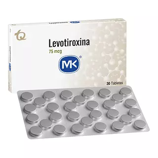 Levotiroxina 75 Mcg Cj X 30 Tab Mk