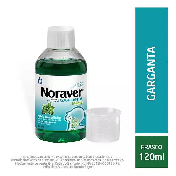 Noraver Menta Repuesto Fco X 120 Ml Tq