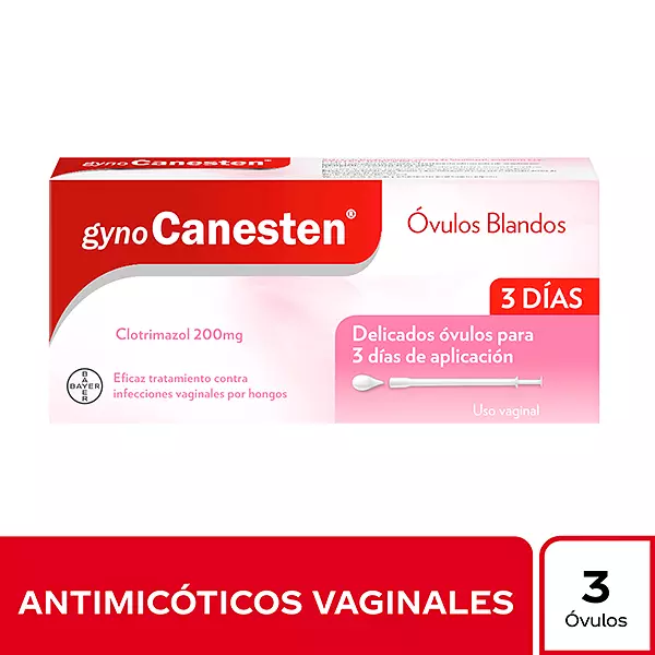 Gynocanesten 200 Mg 3 Dias Cj X 3 Ovulos Bayer