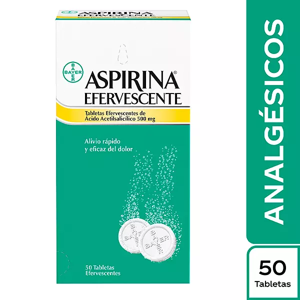 Aspirina Efervescente Cj X 50 Tab Bayer