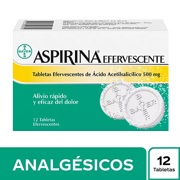 Aspirina Efervescente Cj X 12 Tab Bayer