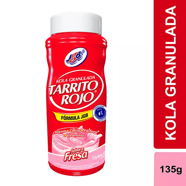 Tarrito Rojo Fresa X 135 Gr Jgb