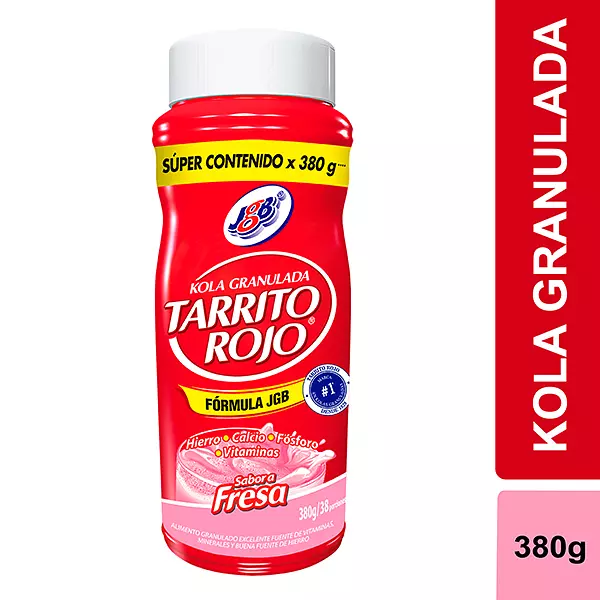 Tarrito Rojo Super Contenido Fresa X 380 Gr Jgb