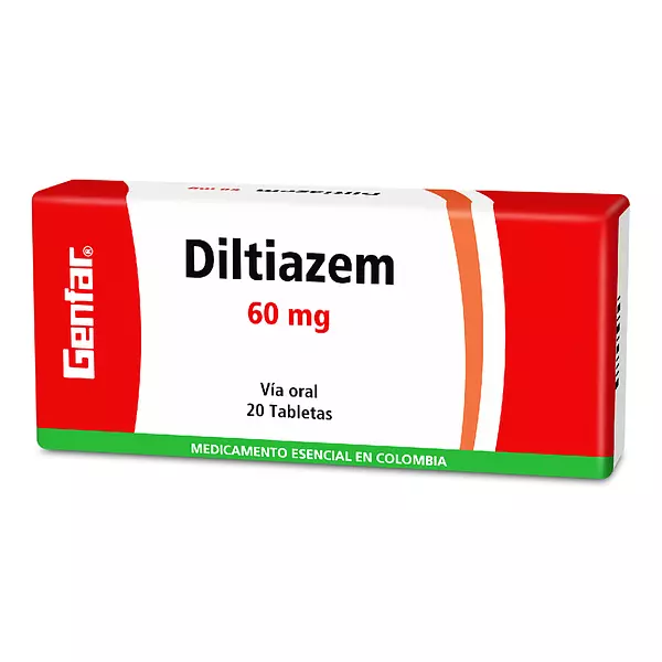 Diltiazem 60 Mg Cj X 20 Tab Genfar