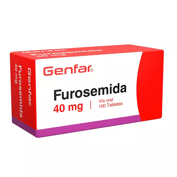 Furosemida 40 Mg Cj X 100 Tab Genfar