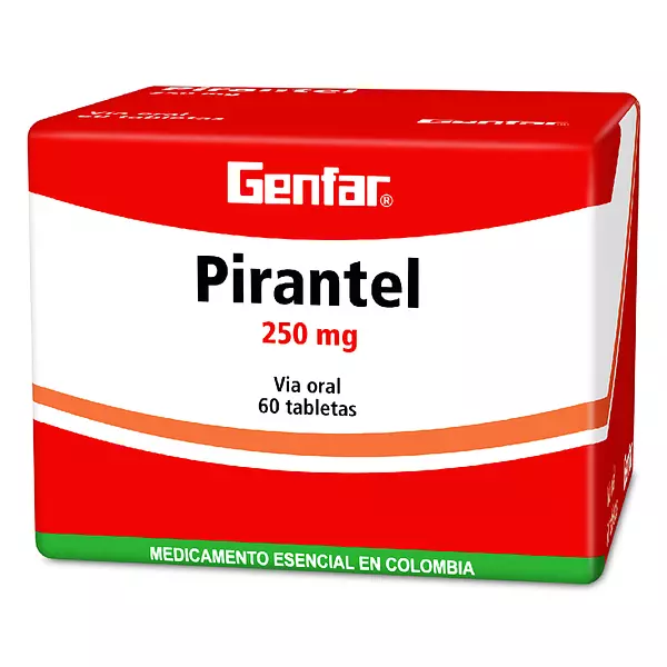 Pamoato Pirantel 250Mg Caj X 60 Tab Genfar