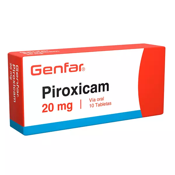 Piroxicam 20Mg Cj X 10 Tab Genfar