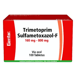 Trimetoprim Sulfa 160-800 Cj X 100 Tab Genfar