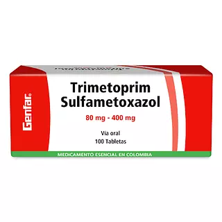 Trimetoprim Sulfa 80-400 Cj X 100 Tab Genfar