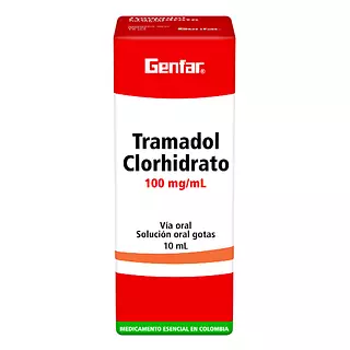 Tramadol 100Mg Fco X 10Ml Gotas Genfar