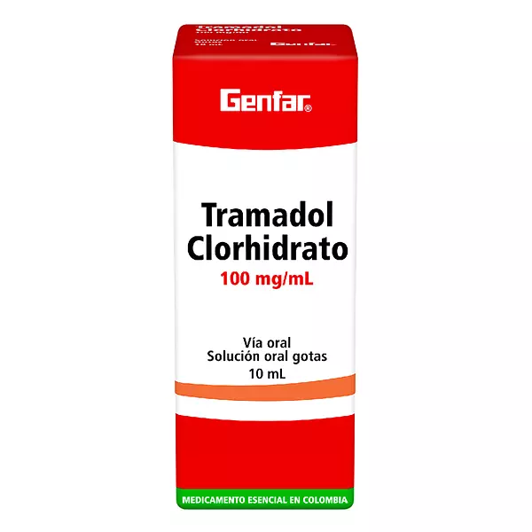 Tramadol 100Mg Fco X 10Ml Gotas Genfar