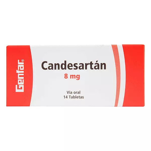 Candesartan 8 Mg Cj X 14 Tab Genfar