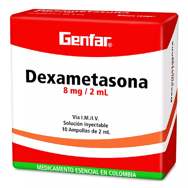 Dexametasona 8Mg/2Ml Cj X 10 Ampollas Genfar