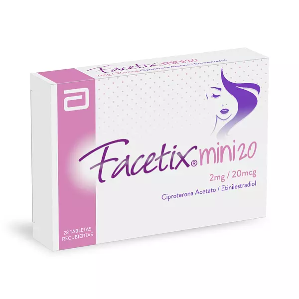 Facetix Mini (Ciproterona+Etinilestradiol) Cj X 28 Tab Abbott