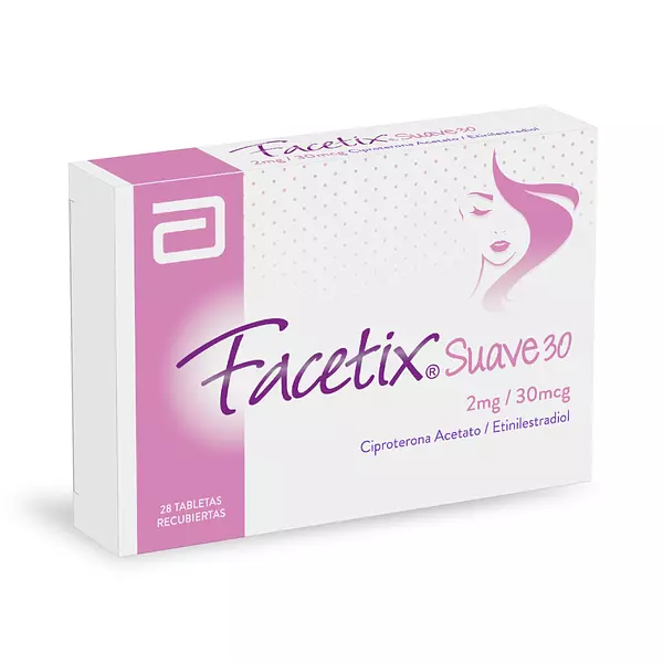 Facetix Mini Suave (Ciproterona+Etinilestradiol) Cj X 28 Tab Abbott