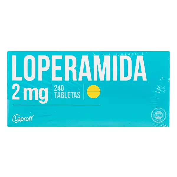 Loperamida 2 Mg Cj X 240 Tab Laproff