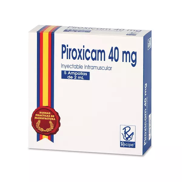 Piroxicam 40Mg Cj X 5 Ampollas Bussie