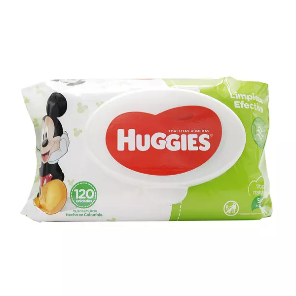 Toalla Humeda Huggies Lim Efectiva Paq X 120 Und Kimberlly