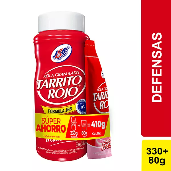 Tarrito Rojo Tarro X 330 Gr + 80 Gr Oft Jgb