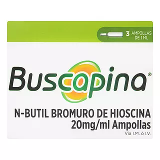 Buscapina 20 Mg 1Ml Cj X 3 Amp Sanofi