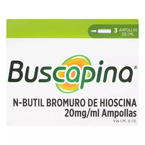 Buscapina 20 Mg 1Ml Cj X 3 Amp Sanofi