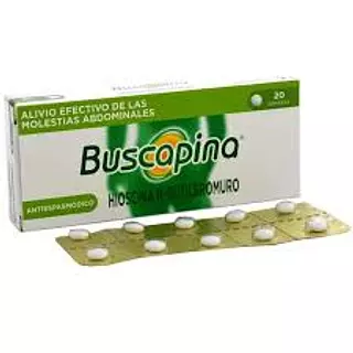 Buscapina (Hioscina) Cj X 20 Tab Sanofi