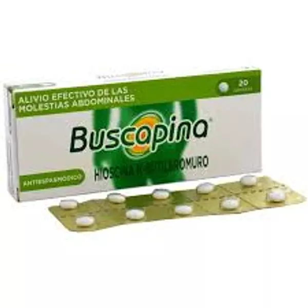 Buscapina (Hioscina) Cj X 20 Tab Sanofi