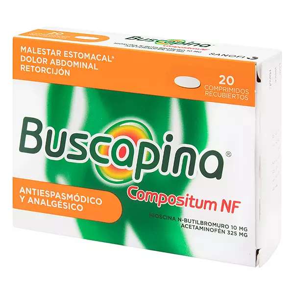 Buscapina Nf Compositum 325/10 Mg Cj X 20 Tab Sanofi