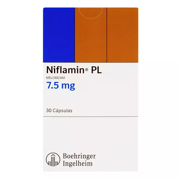 Niflamin (Meloxicam) Pl 7,5Mg Cj X 30 Cap Boeh