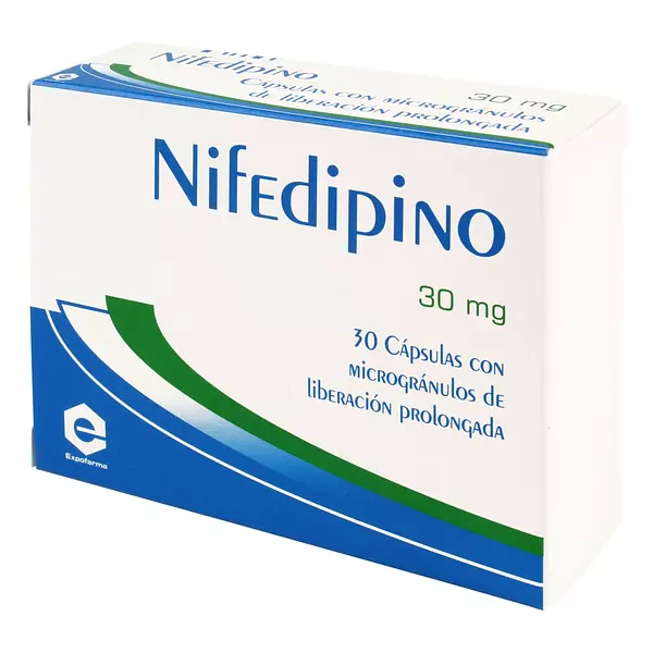 Nifedipino 30Mg Cj X 30 Cap Expofarma