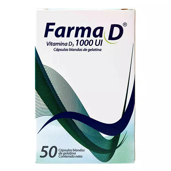 Farma D 1000Ui (Vitamina D) Fco X 50 Cap