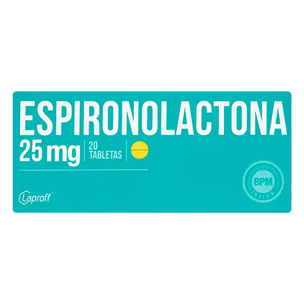 Espironolactona 25Mg Cj X 20 Tab Laproff