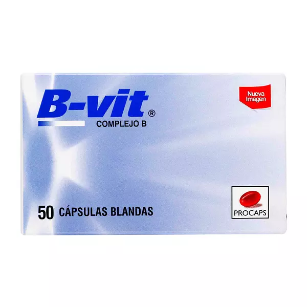 B-Vit (Complejo B) Cj X 50 Caps Procaps