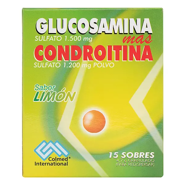 Glucosamina+Condroitina Cj X 15 Sobres Colmed