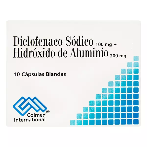 Diclofenaco 100Mg+Hidroxido De Aluminio 200Mg Cj X 10 Cap Procaps