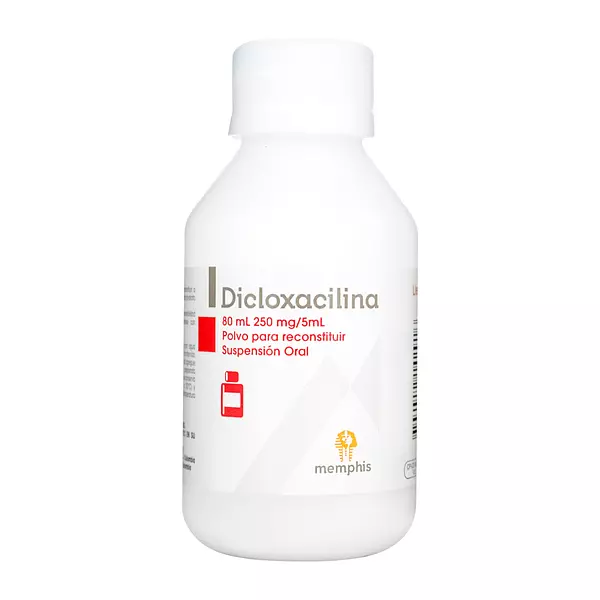 Dicloxacilina 200 Mg Susp Fco X 80Ml Memphis