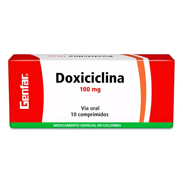 Doxiciclina 100 Mg Cj X 10 Tab Genfar