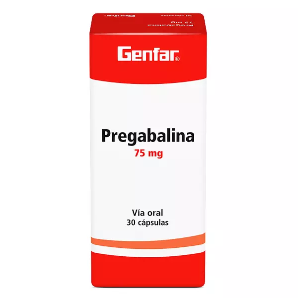 Pregabalina 75Mg Cj X 30 Cap Genfar