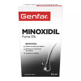 Minoxidil Forte 5% Fco X 60 Ml Genfar