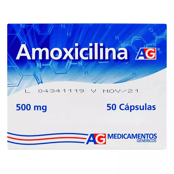 Amoxicilina 500Mg Cj X 50 Cap Ag