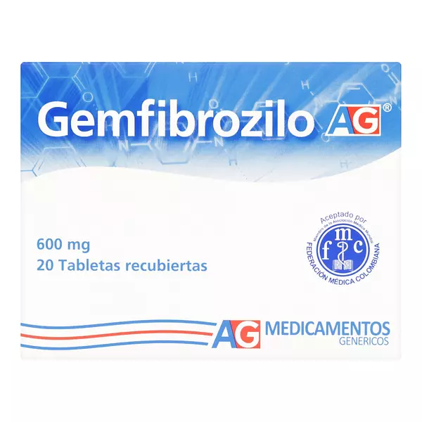 Gemfibrozilo 600 Mg Cj X 20 Tab Ag